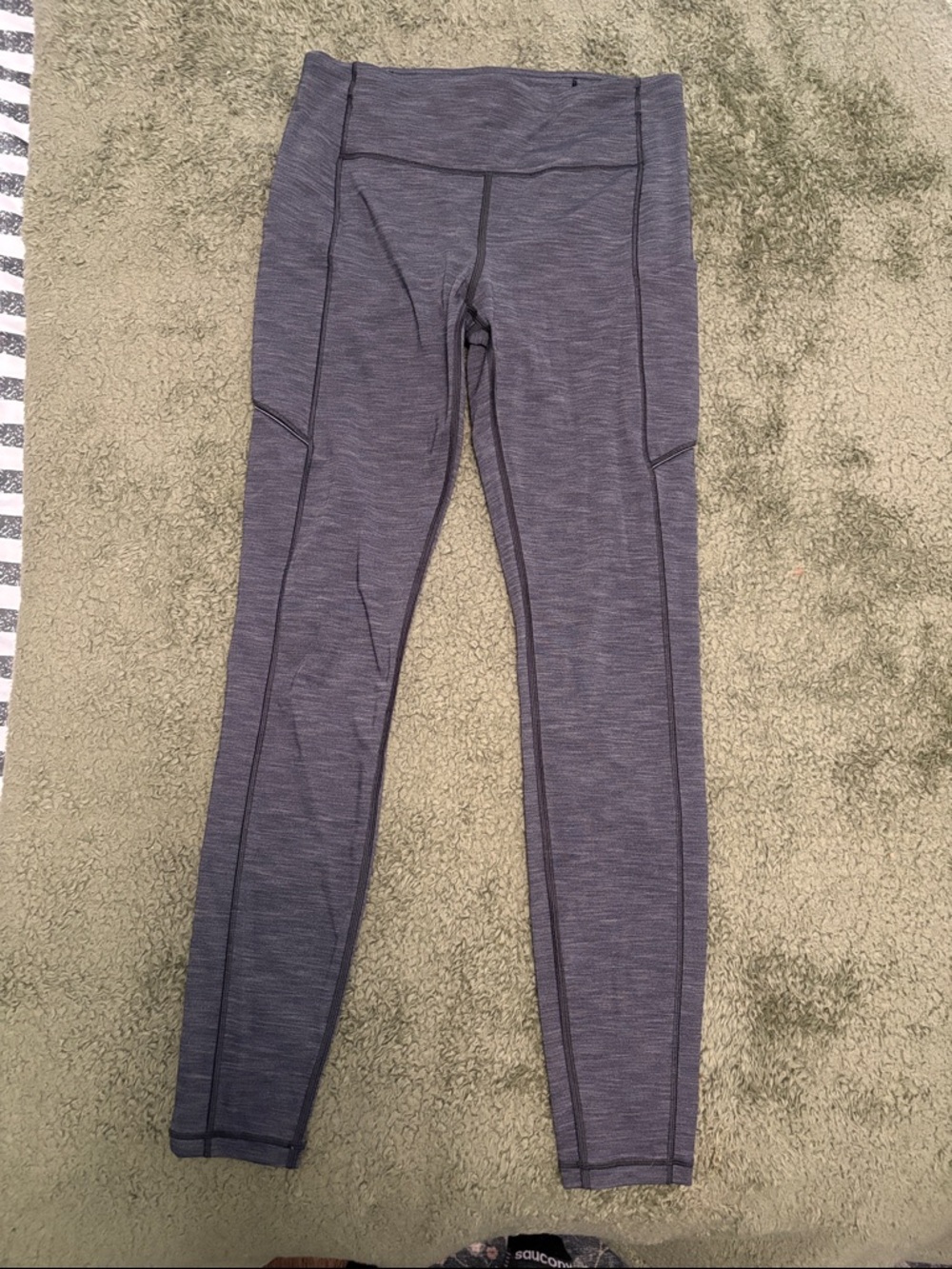 Lululemon Luxtreme Speed Up Tight 28” inseam in Heathered Deep Coal, Size 6